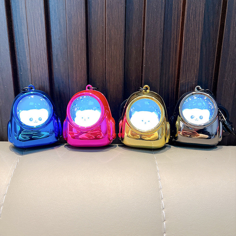 Luminous Bear Bag Keychain Pendant