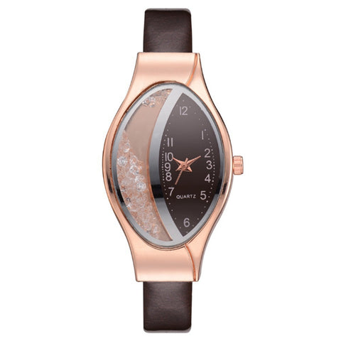 Snake Belt With Diamond Embedding Fashion Women's Watch