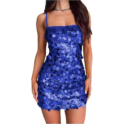 Robe de Soirée à Paillettes pour Femme