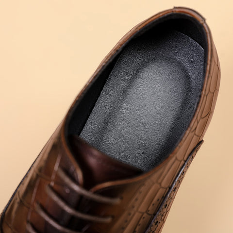 Business fashion oxford formal leather soft walking style dress shoes for men - Fashionner