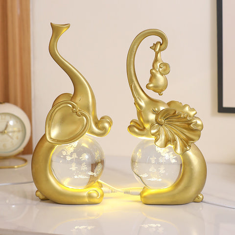 Veilleuse boule de cristal lumineuse pour chambre à coucher