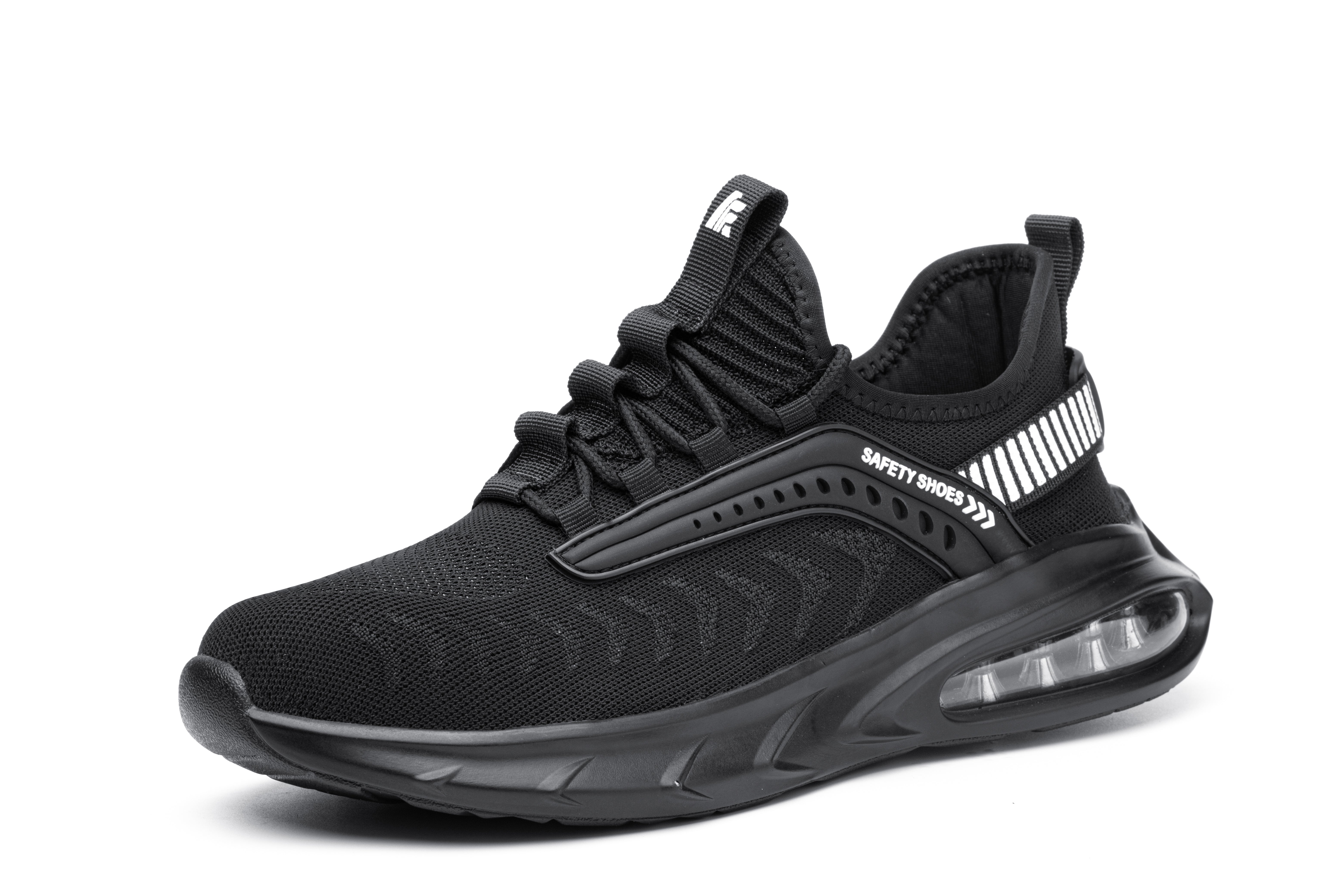 Men And Women Four Seasons Breathable Anti-Smashing And Anti-Piercing Insulated Shoes Steel Toe Cap Work Shoes - Fashionner