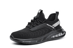 Men And Women Four Seasons Breathable Anti-Smashing And Anti-Piercing Insulated Shoes Steel Toe Cap Work Shoes - Fashionner