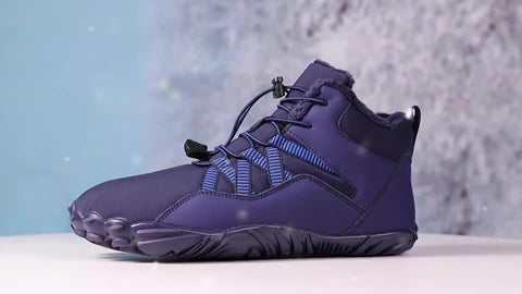 High top snow boots, cross-border new outdoor hiking, camping, and mountaineering shoes, skiing, anti slip, plush, and warm oversized cotton shoes - Fashionner