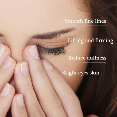Crème Contour des Yeux Anti-Cernes Peptides Poches Soin de la Peau Beauté Santé