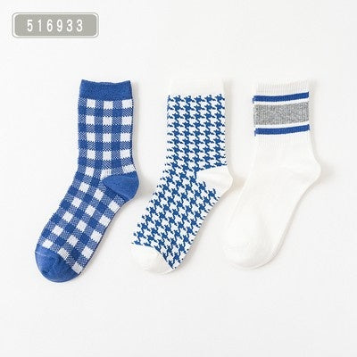 Cartoon Mid Tube Trendy Cotton Women's Socks - Fashionner