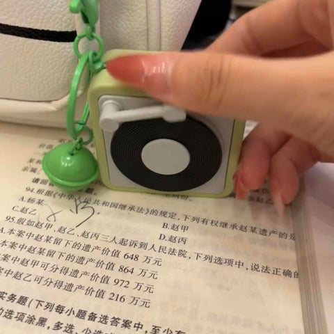 Mini Enregistreur Porte-clés Créatif Chantant Pendentif