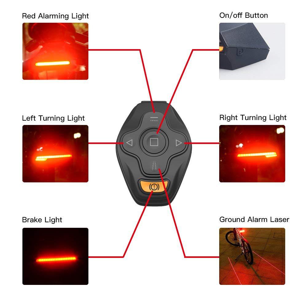 Smart LED Wireless Tail Light - Fashionner