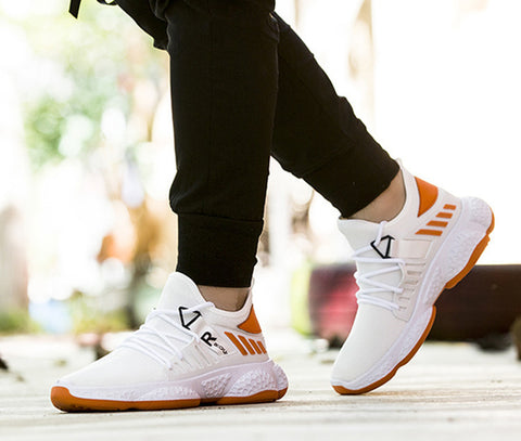 Men Sneakers Breathable Mesh Sports Shoes - Fashionner