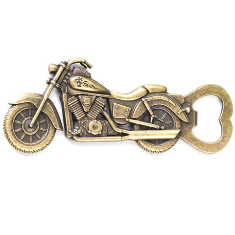Nouveau Décapsuleur Moto Rétro en Alliage de Zinc