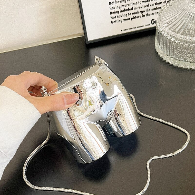 Mini Crossbody Bags for Women New Chain Fashion Shoulder Bag Woman High Quality Funny Cute Party Mirror Luxury Bag Female