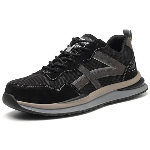 Summer Breathable Anti-Smash And Anti-Puncture Safety Shoes Wear-Resistant Breathable Work Shoes Safety Shoes - Fashionner