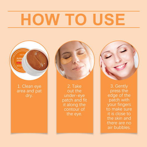 Vitamin C Under Eye Patch Bag Care Cool And Moisturize The Skin Around The Eyes Eye Mask Patch