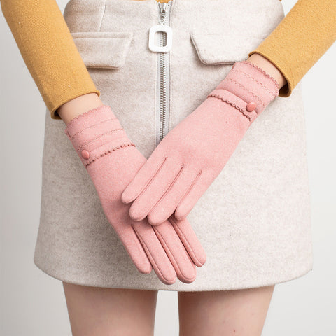 Gants d'hiver en polaire thermique pour la maison