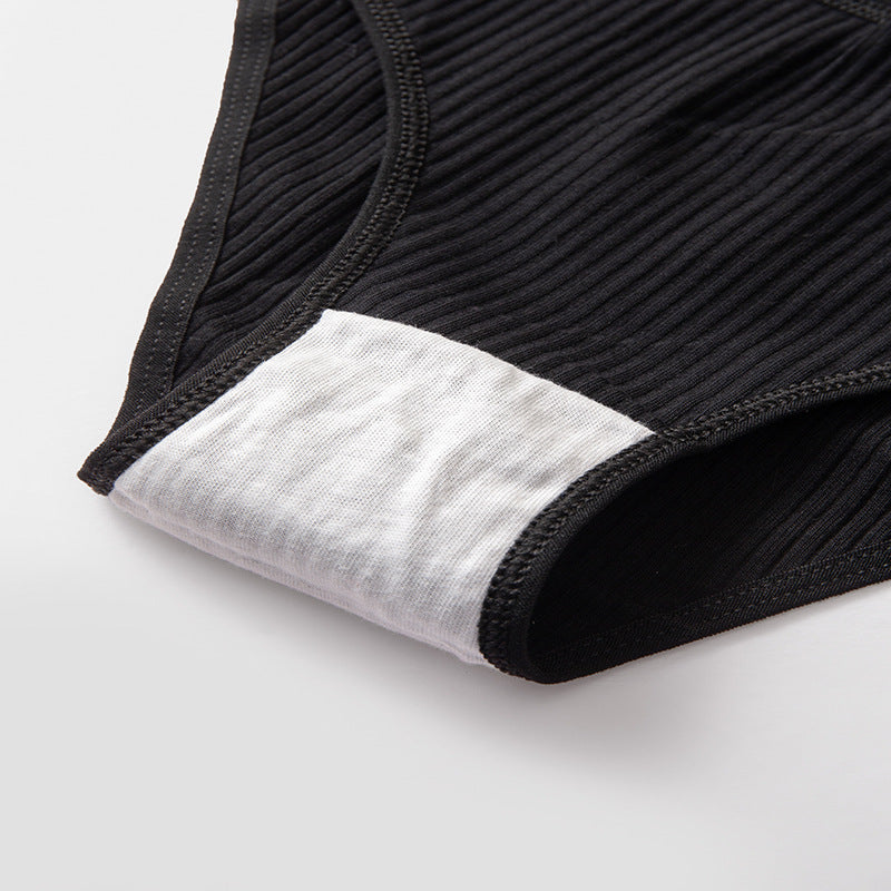 Women's Cotton Breathable Threaded Briefs - Fashionner