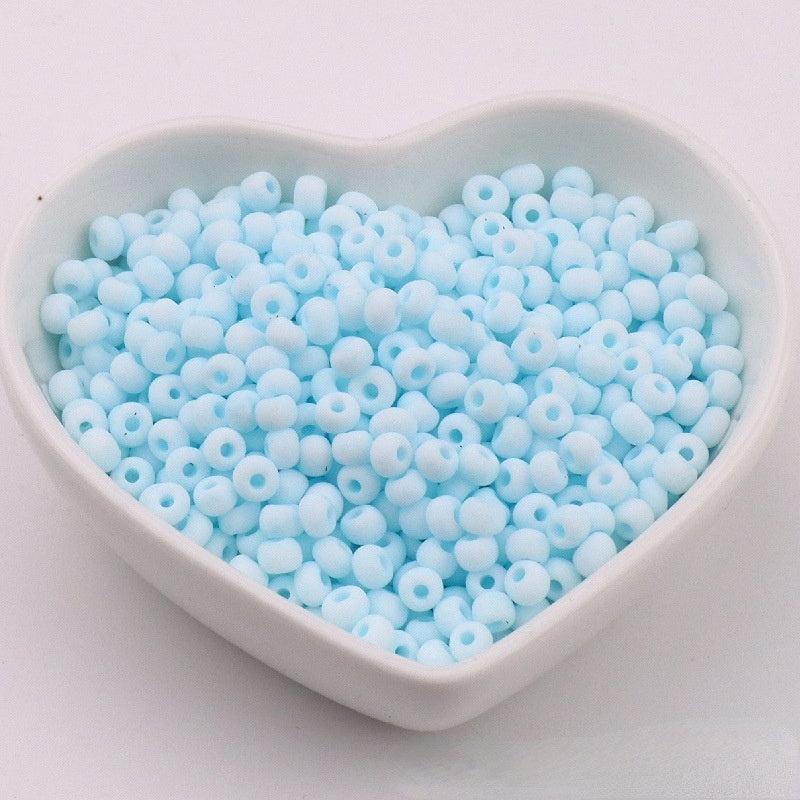 4mm Super Premium Macaron Glass Rice Beads