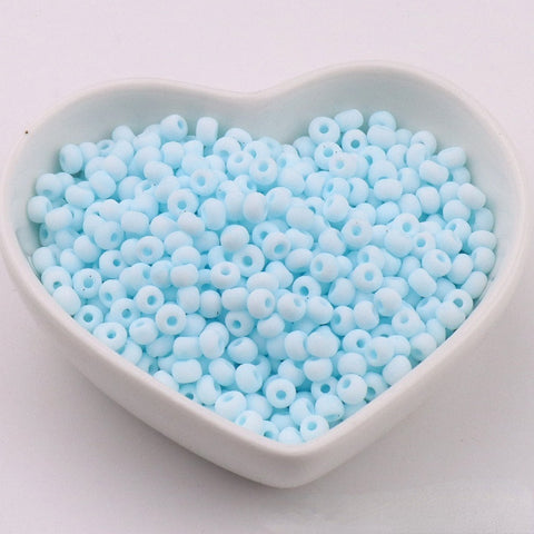 Perles de riz en verre Macaron Super Premium 4 mm