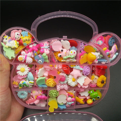 Accessoires Kawaii à design spécial pour nail art en résine