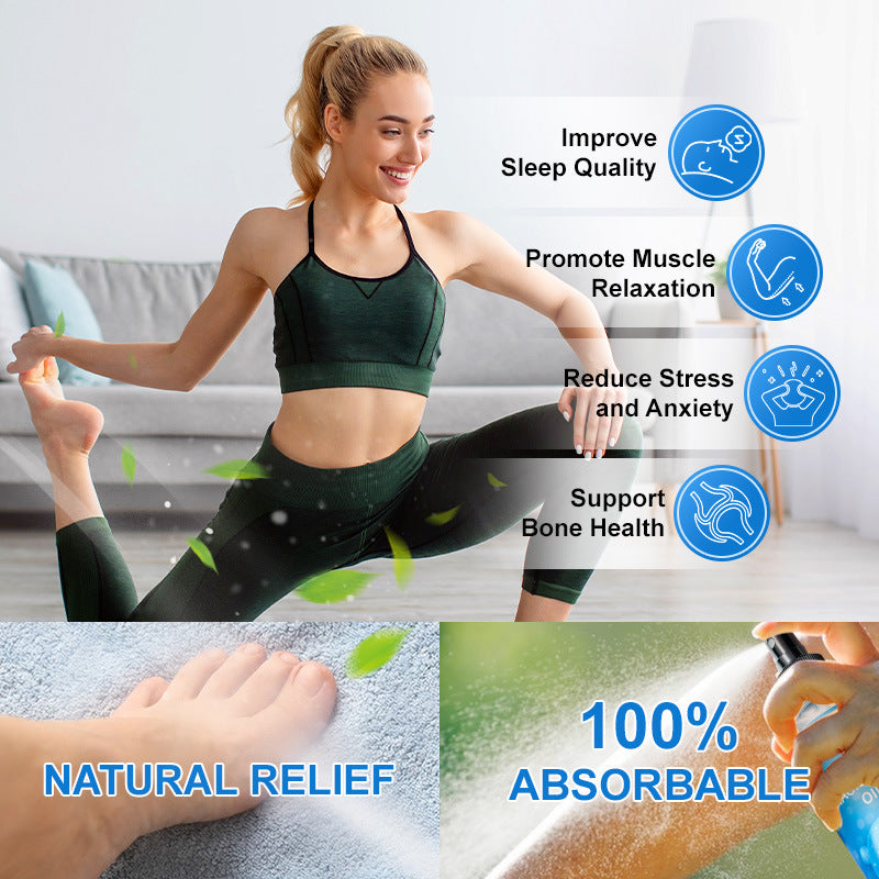 Magnesium Oil Spray Exercise Soothing Foot Spray