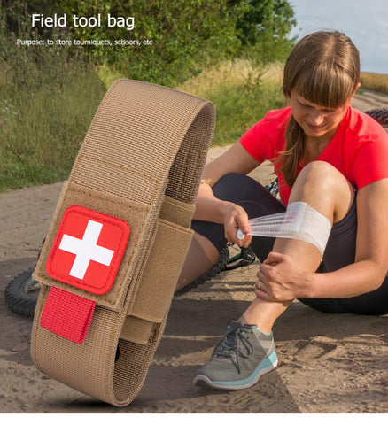 Kit de survie d'urgence pour sports de plein air Trousse de premiers secours de survie sur le terrain