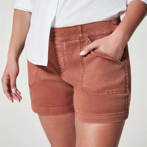 Combinaison Taille Haute Femme Pantalon Décontracté Coton et Lin Fin Coupe Trapèze