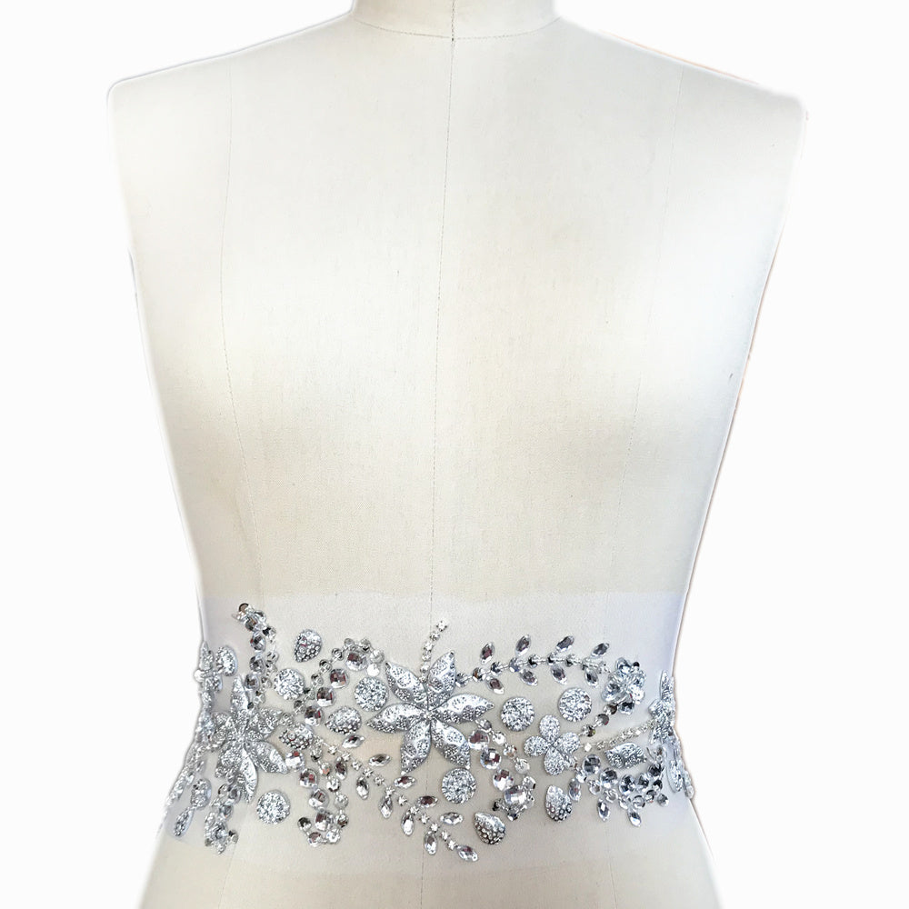 Banquet Evening Dance Dress Costume Belt Cloth Patch