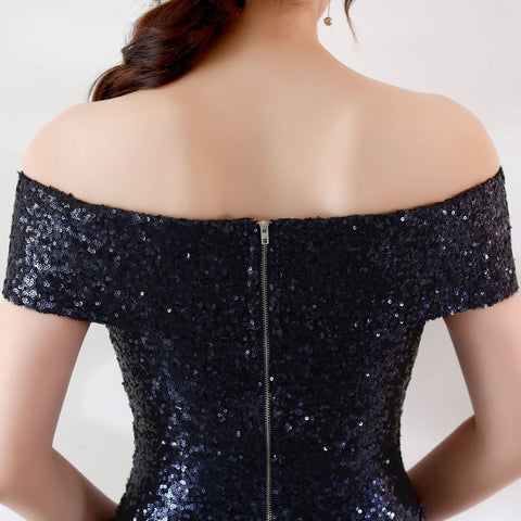 Birthday Party Dress Slimming Host Long Dress - Fashionner
