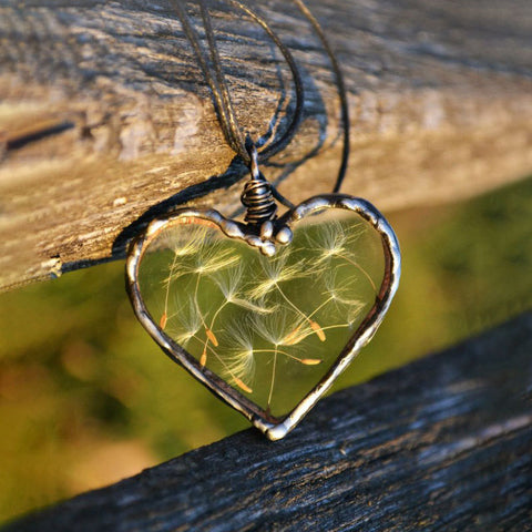 Creative Dandelion Love Wish Necklace - Fashionner