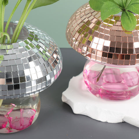 Verre, qualité supérieure, transparent, hydroponique, fleur, décoration de salon