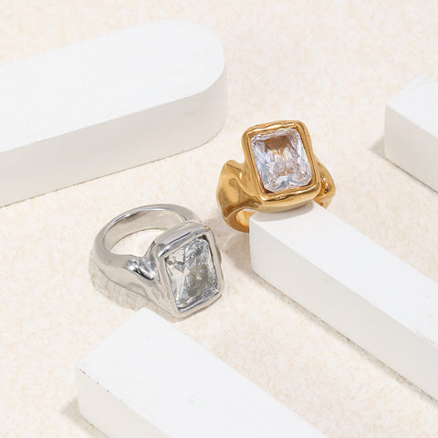Buy Fashionable And Minimalist Stainless Steel Ring online at Fashionner.
