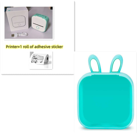 Mini Imprimante Thermique Portable Imprimante Photo Maison Imprimante de Mauvaises Questions pour Étudiant Imprimante d'Étiquettes Mini Bluetooth Étiquette de Prix