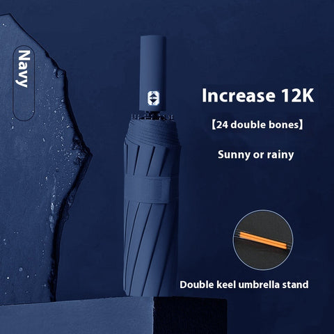 Umbrella Automatic 24-bone Oversized Sun Umbrella