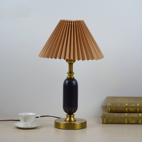Lampe décorative de chambre principale de mariage en céramique de style chinois chaleureux