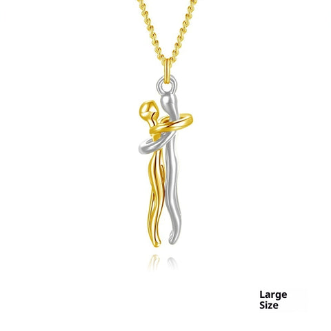 Buy Embrace Emotional Expression Collarbone Pendant Necklace online at Fashionner.