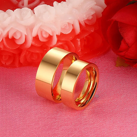 Golden couple ring