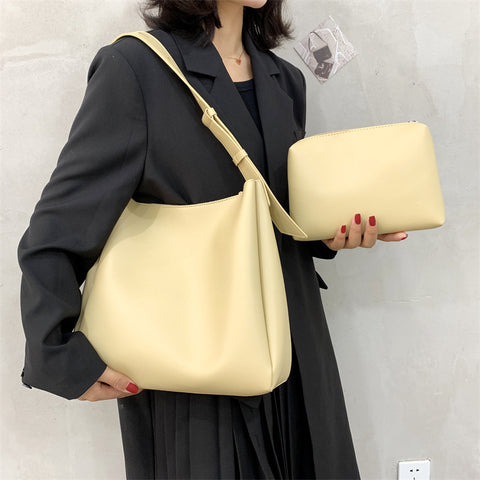 Large Shoulder Bag Women's Leisure Combination Tote Bag - Fashionner
