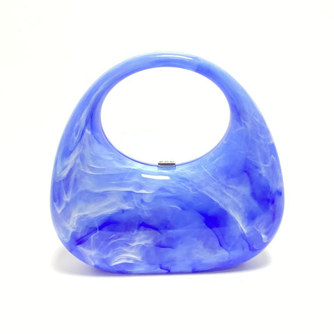 Sac à main pour femme en forme d'œuf d'oie fêlé Moon Ice, sac à bandoulière pour dîner