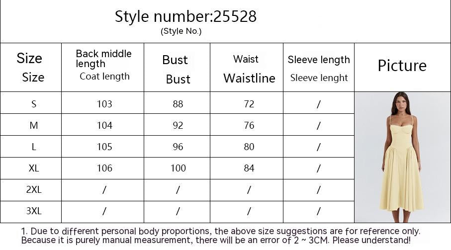 European And American Elegant Palace Style New Low-cut Suspender Large Swing Dress For Women - Fashionner