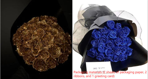 Bouquet de mariée personnalisé de la Saint-Valentin avec fleurs fraîches éternelles