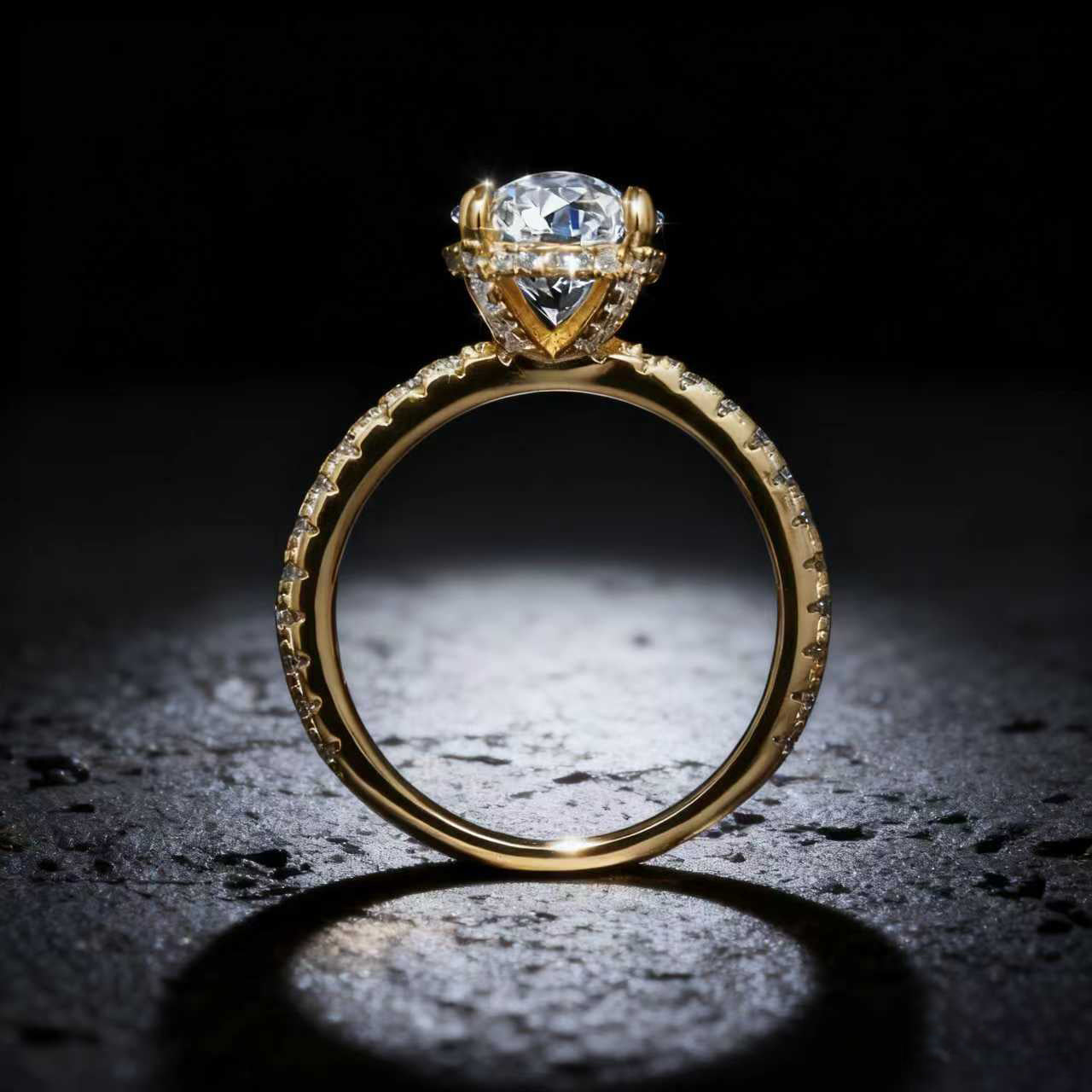 Buy Affordable Luxury Fashion Moissanite Ring For Women online at Fashionner.