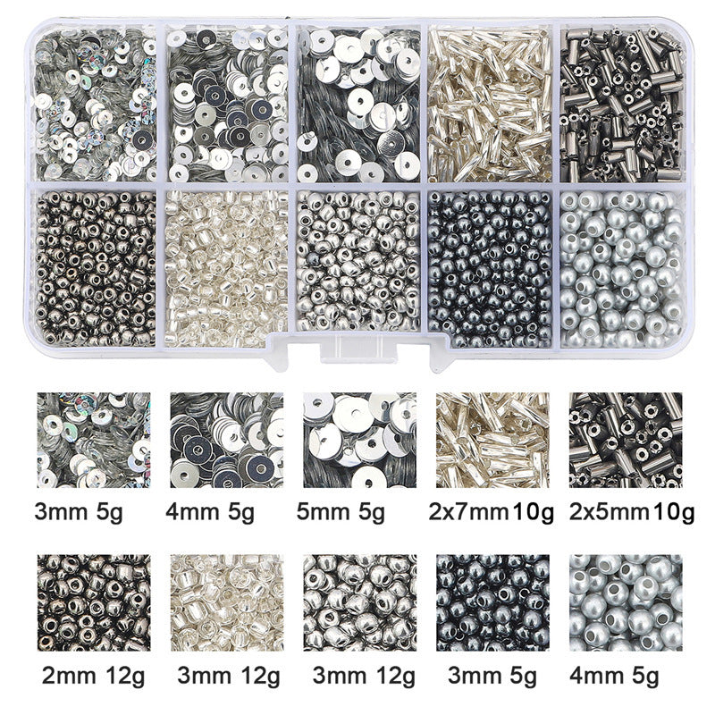 Glass Beads Handmade Diy Same Color Sequin Beads