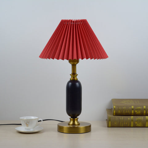 Lampe décorative de chambre principale de mariage en céramique de style chinois chaleureux
