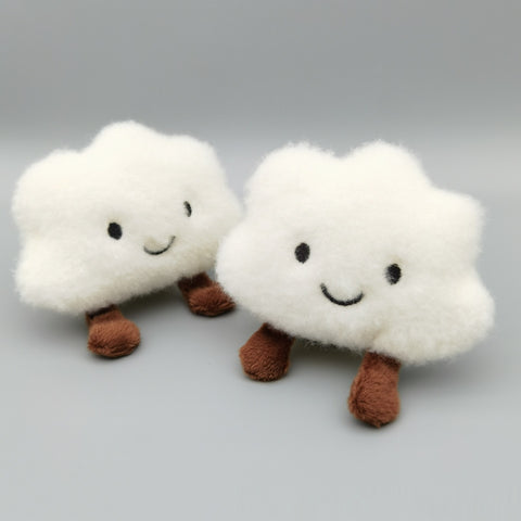 Mignon porte-clés décoratif en peluche de dessin animé