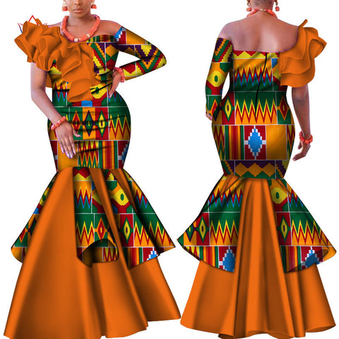 Wedding Party Dresses Traditional African Costumes - Fashionner