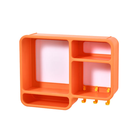 Cosmetics Dust-proof Wall Shelf - Fashionner