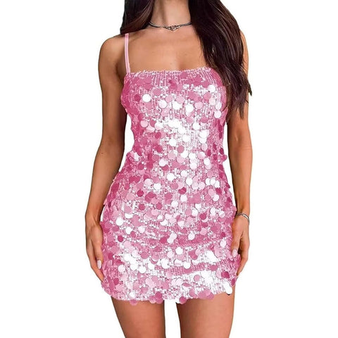 Robe de Soirée à Paillettes pour Femme