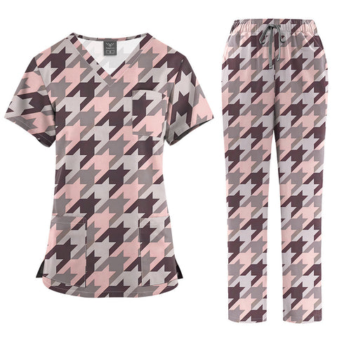 Printed Wash Comfortable Breathable Nurse Uniform