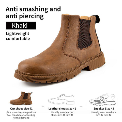 Chaussures de sécurité antidérapantes, imperméables, résistantes à l'huile et de protection