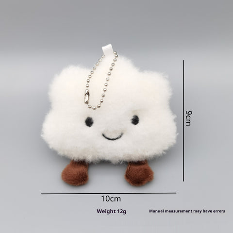 Mignon porte-clés décoratif en peluche de dessin animé