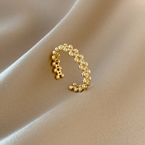 Bague de couple de tempérament de personnalité féminine